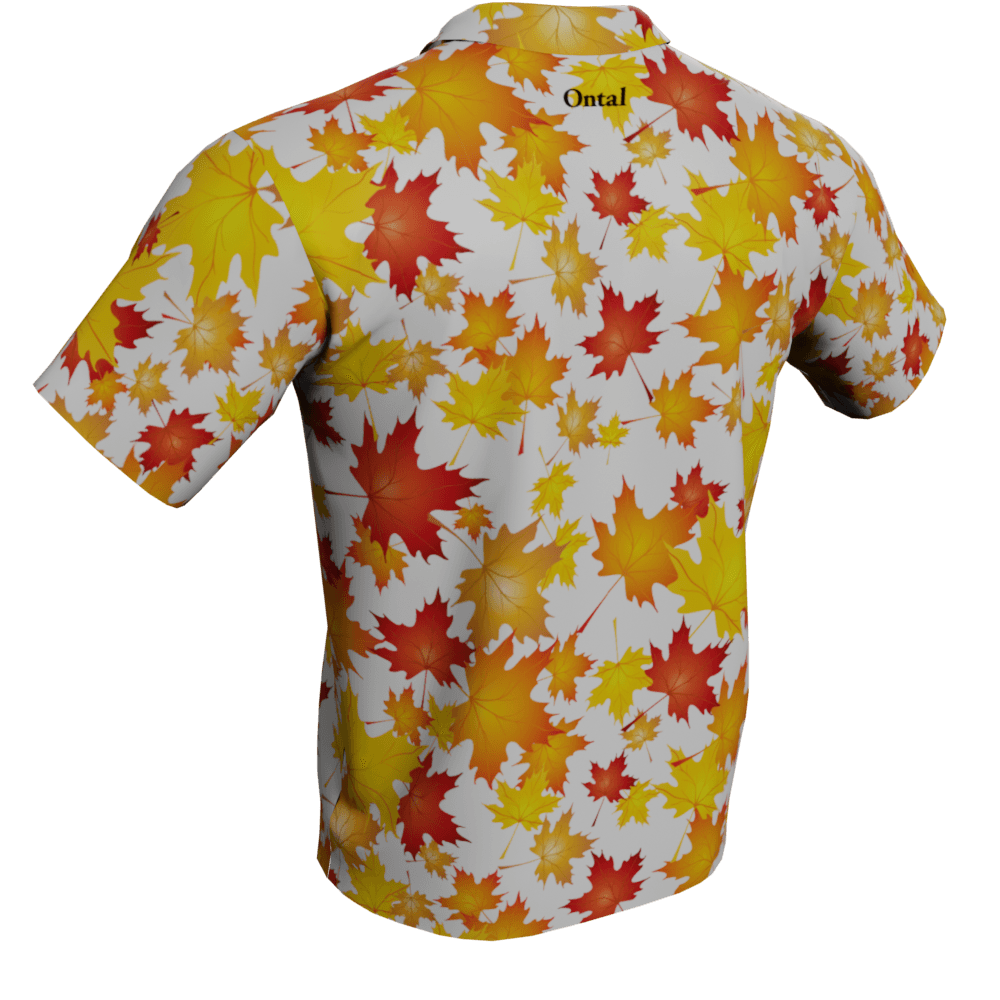 Autumn Leaves Polo Golf Shirt - Image 8