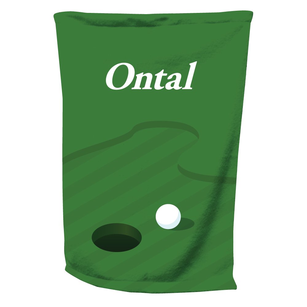 Calm Green Microfiber Golf Towel