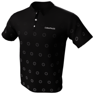 Men's Compass Circle Polo Shirt