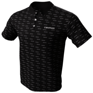 Men's Compass Wordmark Polo Shirt